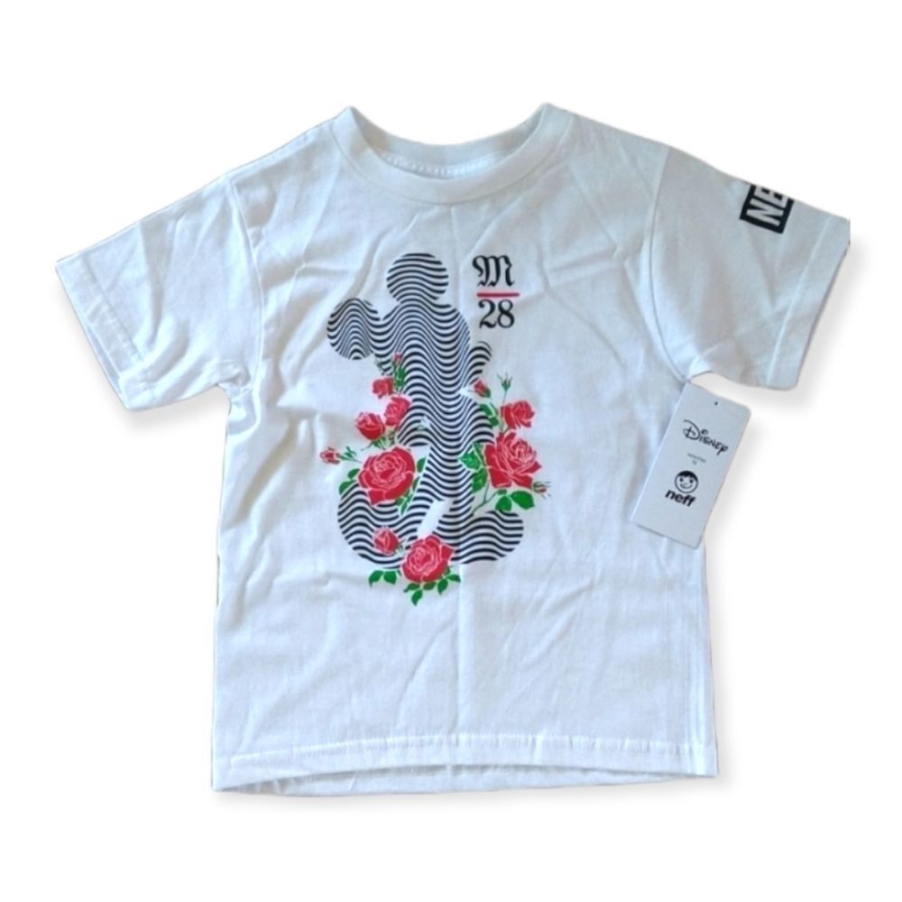 NEFF x Disney Rose Wrap Mickey Kid's Tee Size 4